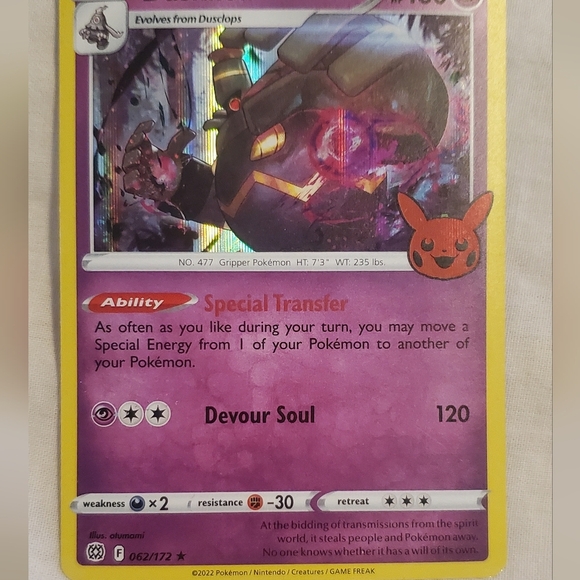 Pokemon Rare Booster Dusknoir Mewtwo Halo Gengar Misdreavus 2022 Set - Picture 8 of 12